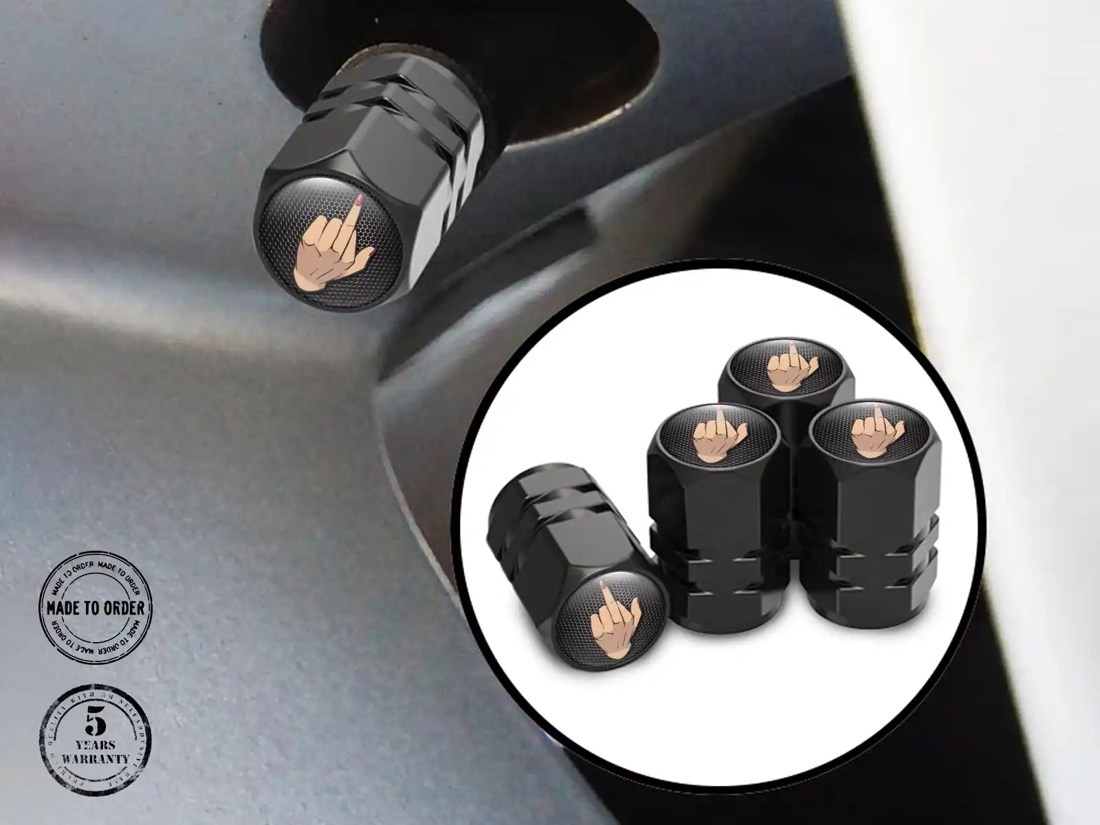 Tyres Valve Caps for Truck Trendy Edition